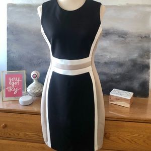 Calvin Klein scuba sheath dress